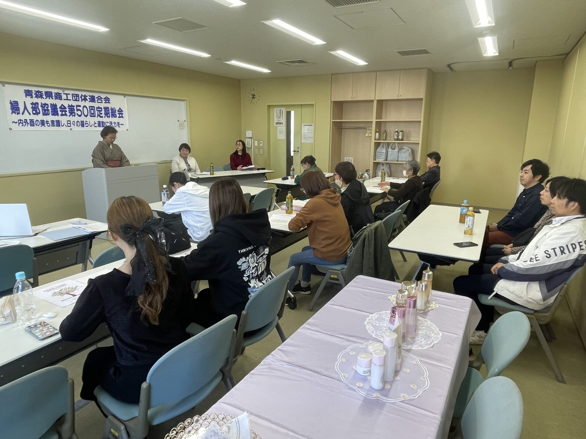 画像：【県婦人部】第50回定期総会＆「日常に少しの美と彩りを講座」開催💐